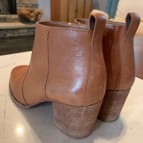 Madewell Billie Boots in Leather - Saddle Brown - Size 9 - Picture 2 of 7